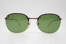 Vintage Sonnenbrille JUNIOR GAULTIER 58-0171 Bronze  Halbrand sunglasses Brille