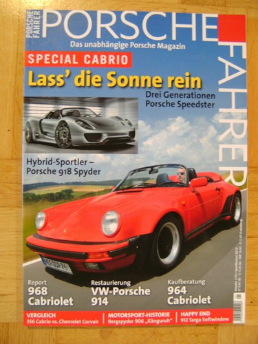 Porsche fahrer sonderheft - porsche,