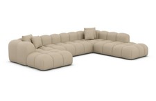 Sofa leder wohnlandschaft - leder,
