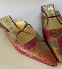 exklusive Designer Pantolette, Leder Gr.38