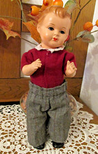 Alte Bruno Schmidt Puppe 33cm