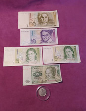 Konvolut  3x  5 DM, 1x 10 DM