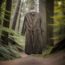 TOAST khaki Baumwolle Midi