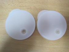 Tupperware   2 Deckel für junge Welle Becher mit Trinkhalmöffnung