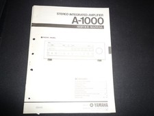 Original Schaltplan Service Manual  Yamaha A-1000