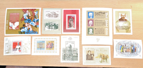 Ddr briefmarken block lot 1 - ddr,