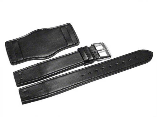 Uhrenband leder mit unterlage - uhrenband,
