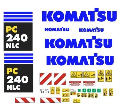 Komatsu 240 nlc - pc, aufkleber