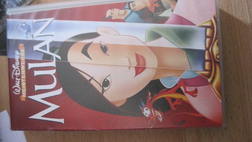 Mulan vhs walt disney - vhs,