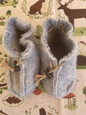 Baby Schuhe Lammfell Kinderwagenschuhe Gr 16