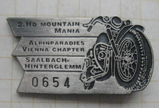 2. HD BIKER MANIA SAALBACH HINTERGLEMM 1998 / HARLEY ...... Motorrad Pin (266k)