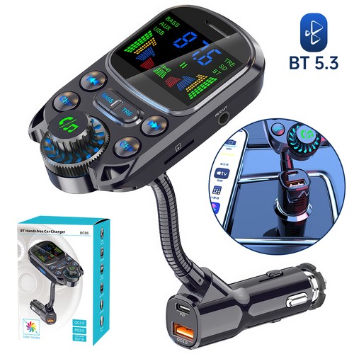 Bluetooth fm transmitter - 5.3,