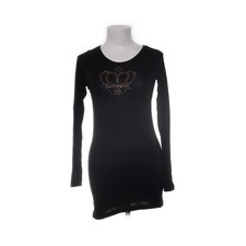 Look 54, Langarmshirt, Größe: S, Schwarz, Viskose, Print, Damen -DV7