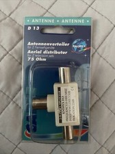 Antennen-Verteiler / Splitter / 75 Ohm 1 x IEC-Stecker / 2 x IEC-Buchsen Knopex