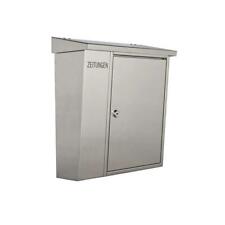 Edelstahl - Briefkasten Heibi 43661 mit Zeitungsfach