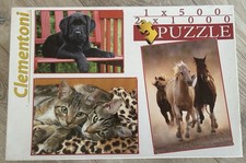 Clementoni Puzzle Set Tiere