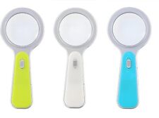 LUPE mit Beleuchtung LED Handlupe Vergrößerungsglas Leselupe Lesehilfe 3Var 31