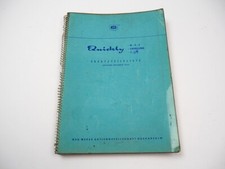 NSU Quickly N S L T TT Cavallino Moped Motorrad Ersatzteilliste 1959/60