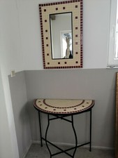 Konsolentisch und Spiegel Landhausstiel