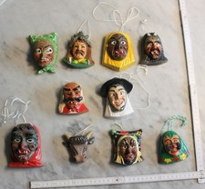 10 x fasnet maske mäskle larve konvolut alt beschrift fasnet karneval zunft deko