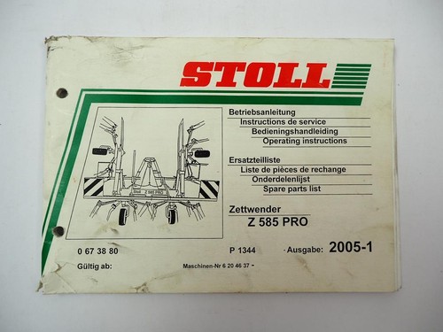 Stoll z585 pro zettwender - stoll,