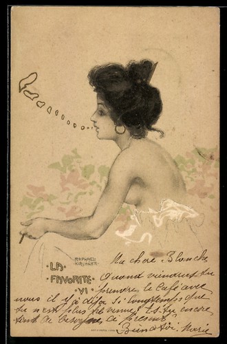 Künstler raphael kirchner - künstler-ak,