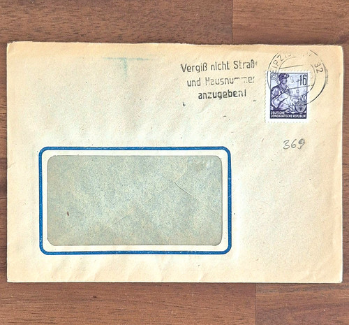 Alter briefumschlag ddr - alter, briefumschlag,ddr