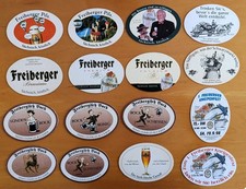 Bierdeckel Freiberg - Freiberger Brauhaus - 16 verschiedene -mit Rückseiten