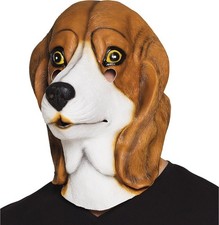 HUNDE LATEX MASKE / Beagle