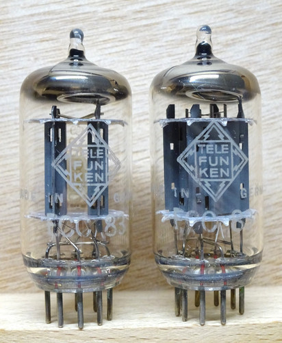 Pair telefunken ecc83 sehr - telefunken,