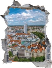 Wandtattoo leipzig skyline - wandtattoo,