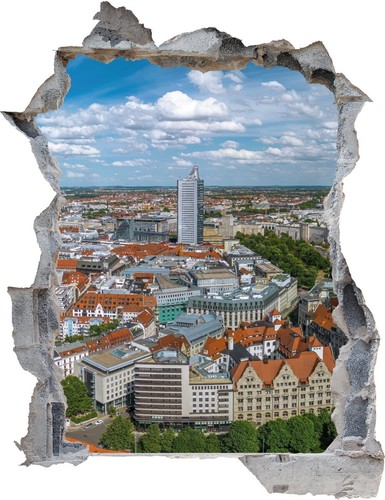 Wandtattoo leipzig skyline - wandtattoo,