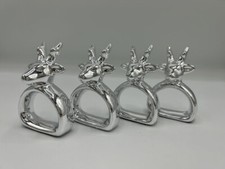 Serviettenring 4er-Set Hirsch