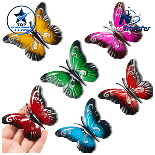 Schmetterling metall wand deko - schmetterling,