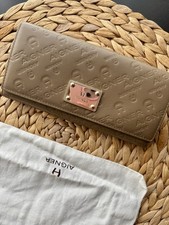 Braunes Leder-Portemonnaie mit