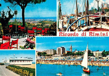 Rimini IT Terrasse Fischereihafen Aquarium Strand