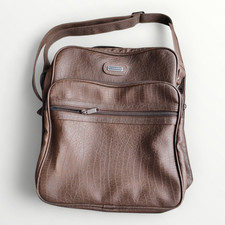 The Flying Dutchman Tasche | Vintage Schultertasche / Herrentasche in braun