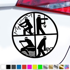 Feuerwehr Aufkleber Retten