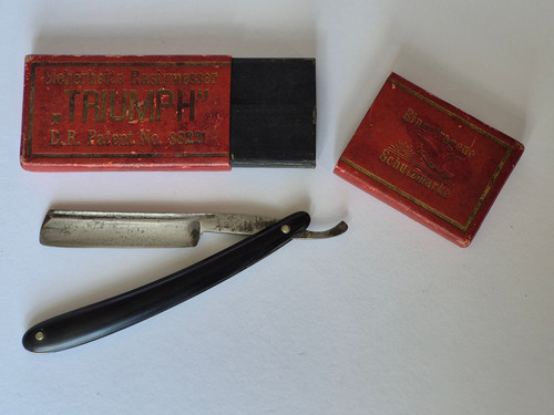 Altes sicherheits rasiermesser - altes,