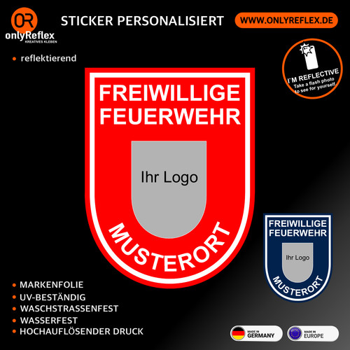 Feuerwehr wappen autoaufkleber - feuerwehr,