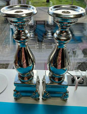 2 Kerzenleuchter Keramik