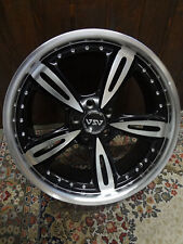 Satz ASA 8,5X19 5X112 ET30 Schwarz poliert