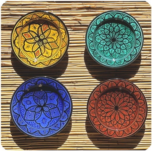 Orientalischer keramik teller - orientalischer,