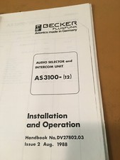 Becker Flugfunk AS 3100-12