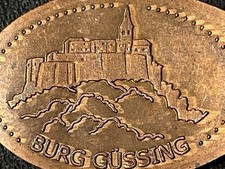 Burg Gussing Elongated Coin