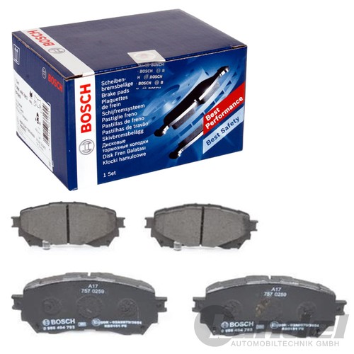 Bosch bremsbeläge vorderachse - bosch,