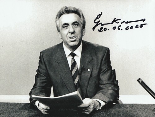 Egon krenz handsigniertes - krenz, 8x6