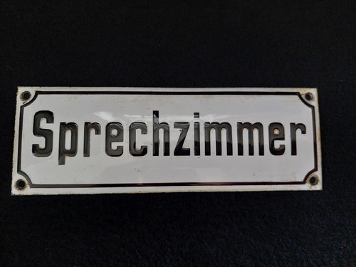 Altes emaille schild - altes,
