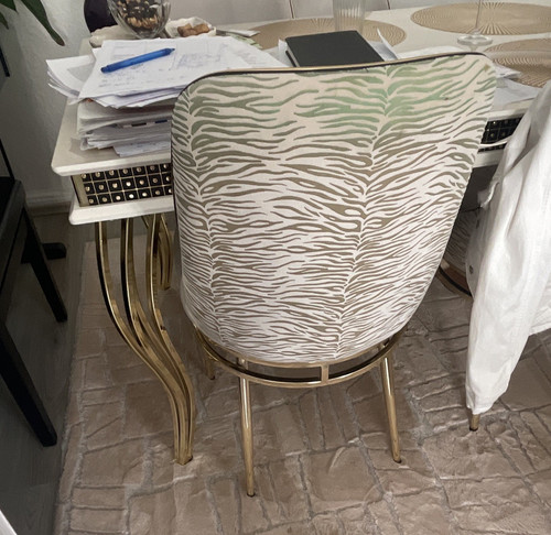 Esszimmerstuhl beige gold - esszimmerstuhl, beige/gold
