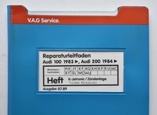 Audi 100 & 200 C3, K-Jetronic/Zündanlage, 5 Zyl.-Motoren, Reparaturleitfaden